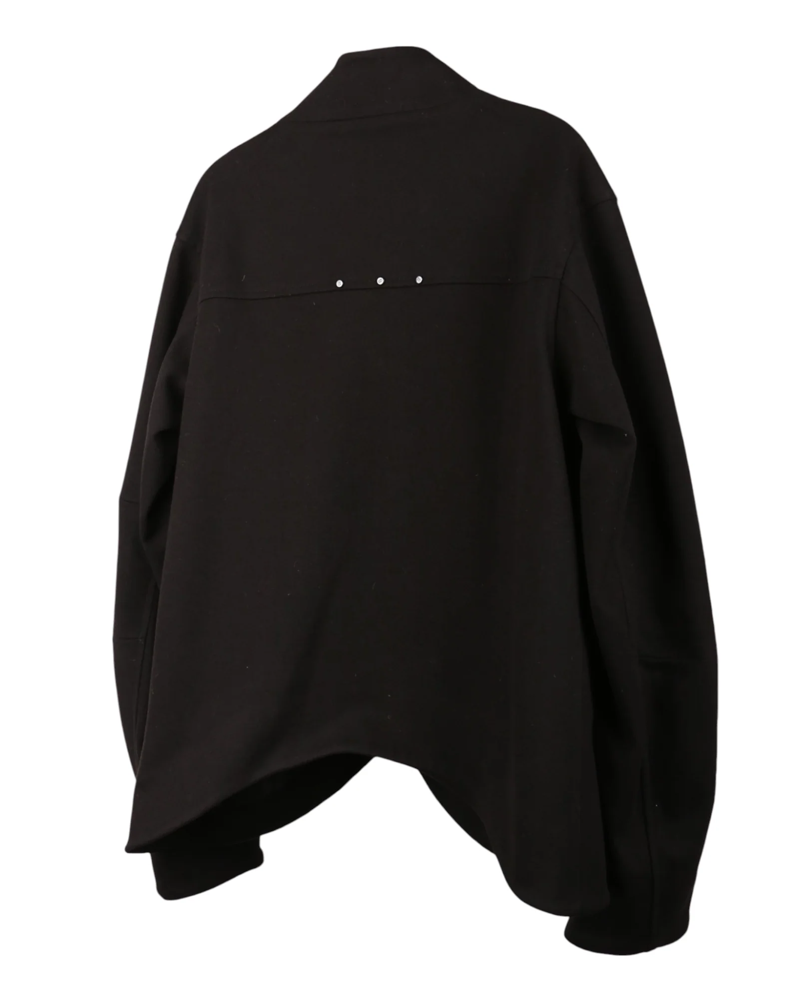 ænrmòus Curly turtleneck Jacket Black - Image 2