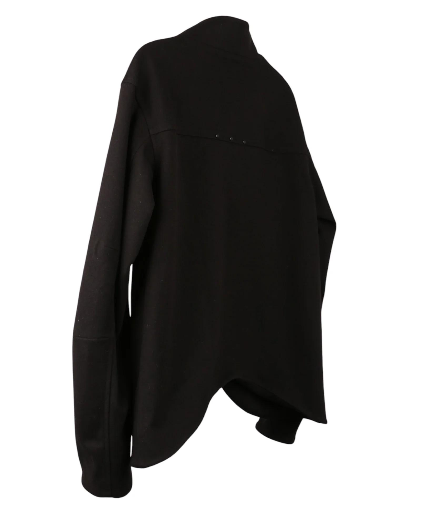 ænrmòus Curly turtleneck Jacket Black - Image 3