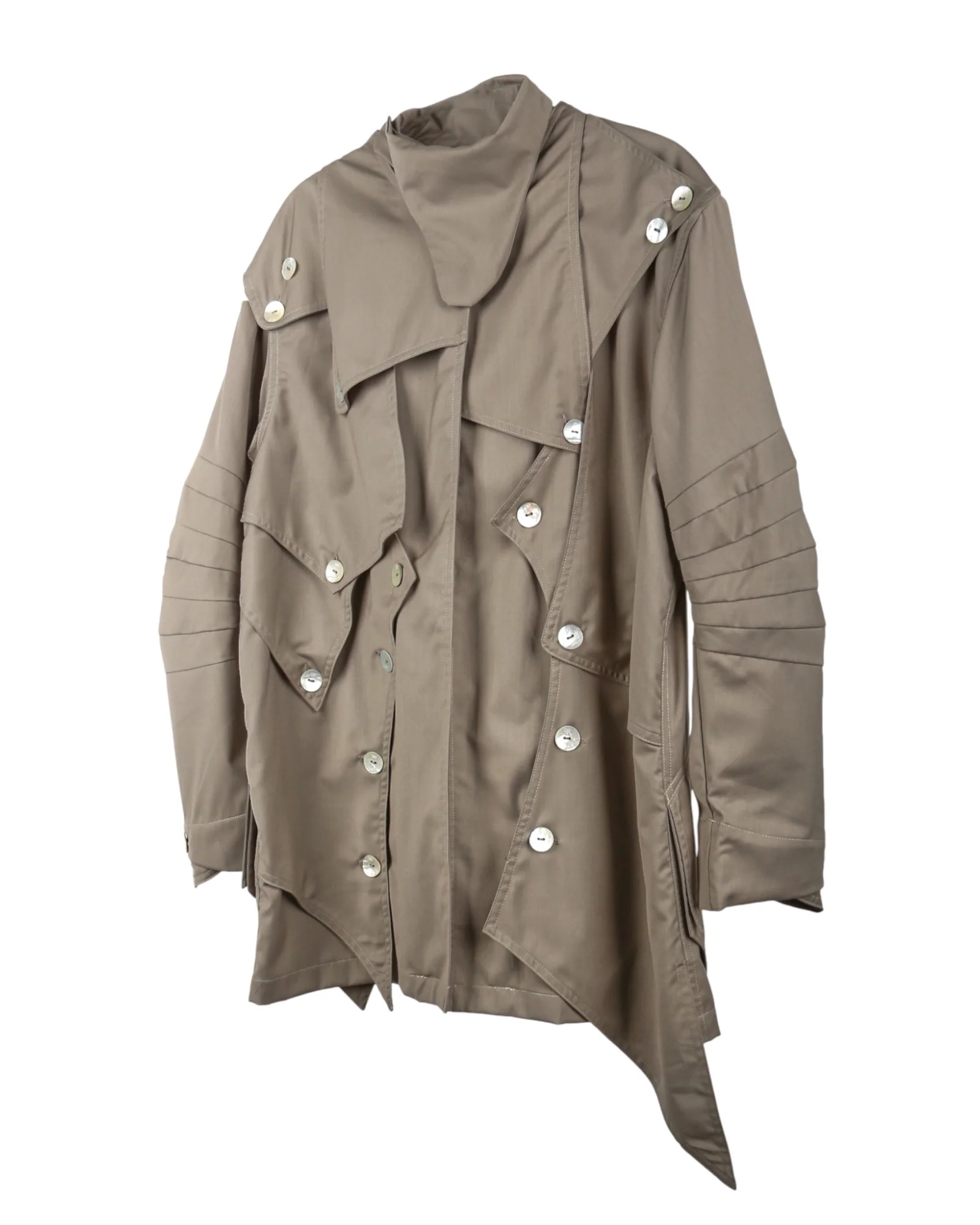 ænrmòus Flappi Shirt Khaki - Image 2