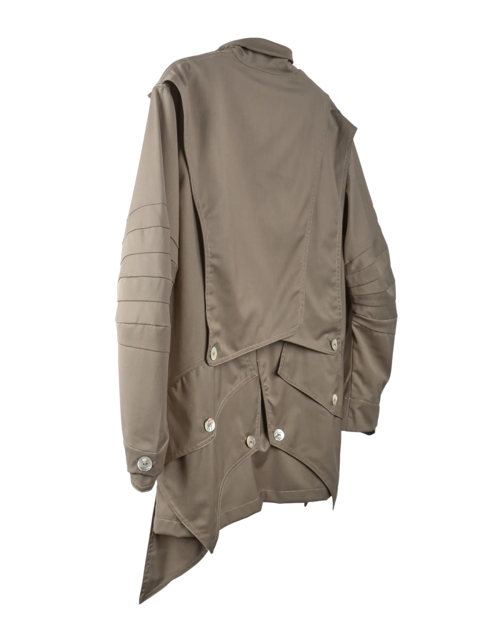 ænrmòus Flappi Shirt Khaki - Image 3