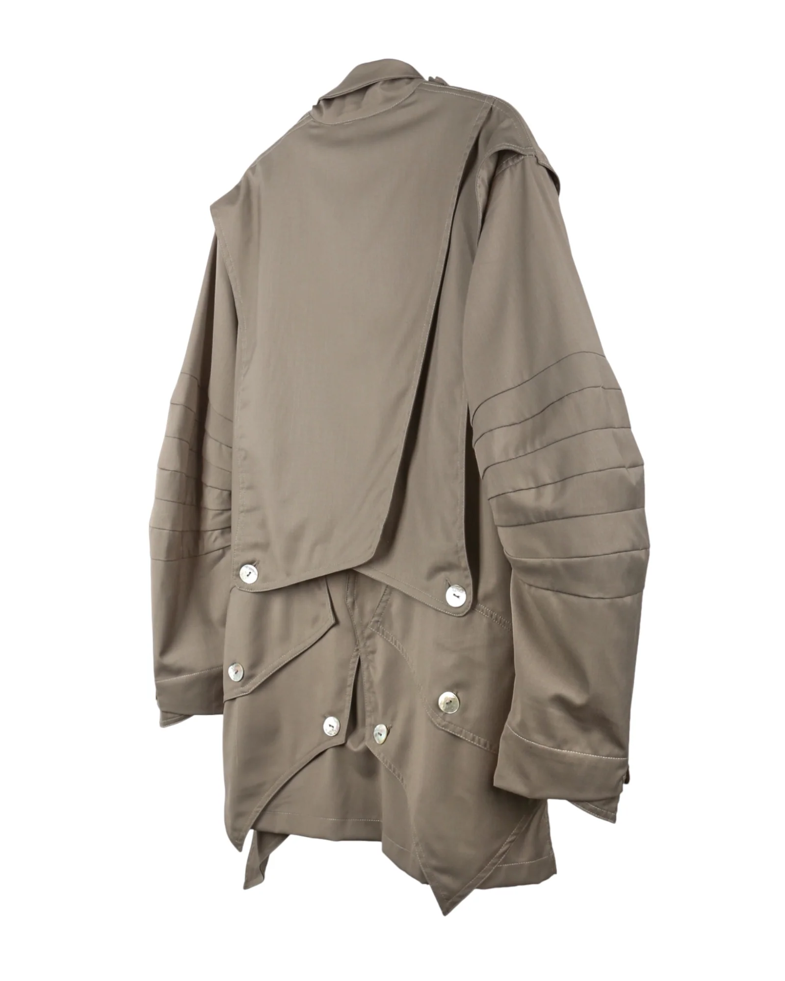 ænrmòus Flappi Shirt Khaki - Image 4