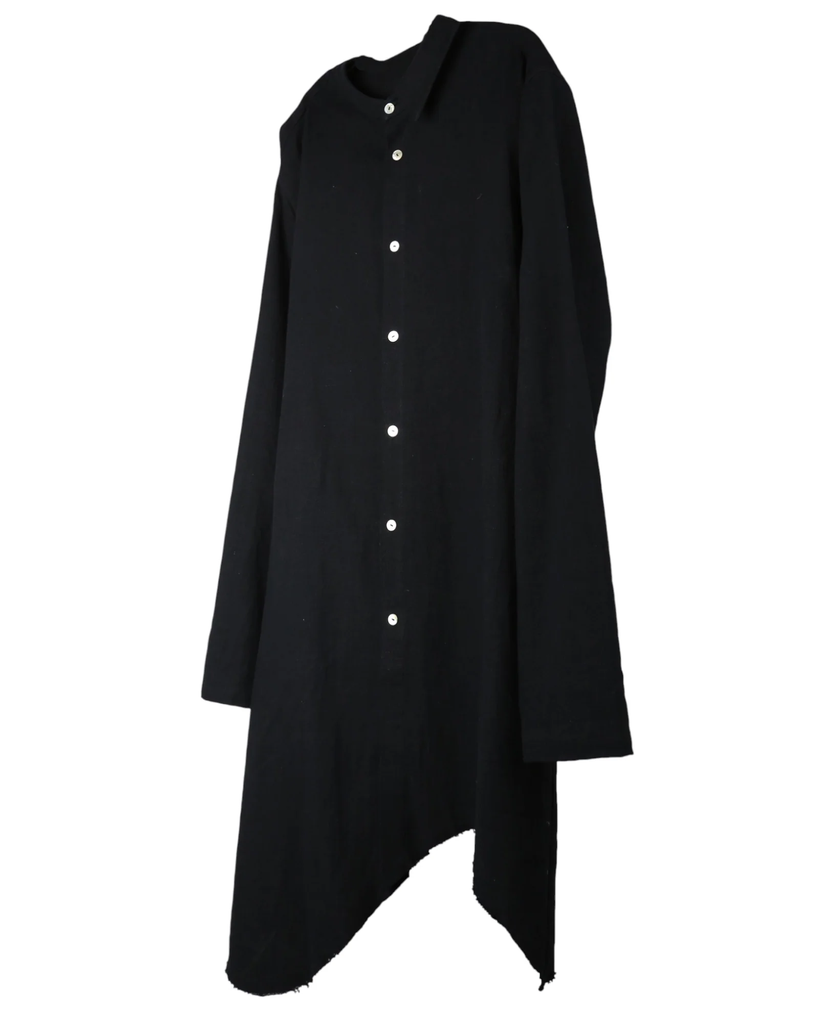 ænrmòus Shaky Long Shirt Black - Image 2