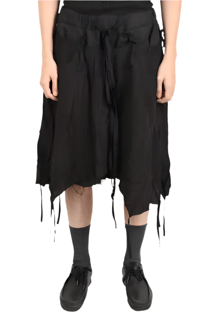 ænrmòus Double Layer Shorts Black - Image 3
