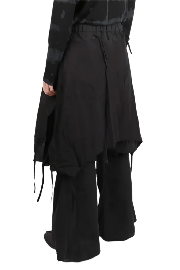 ænrmòus Double Layer Shorts Black - Image 4
