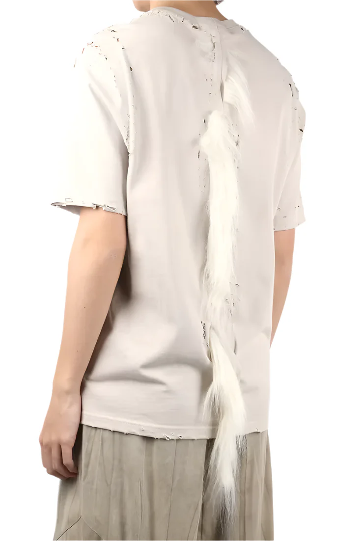 ænrmòus Trimal Tee White - Image 3