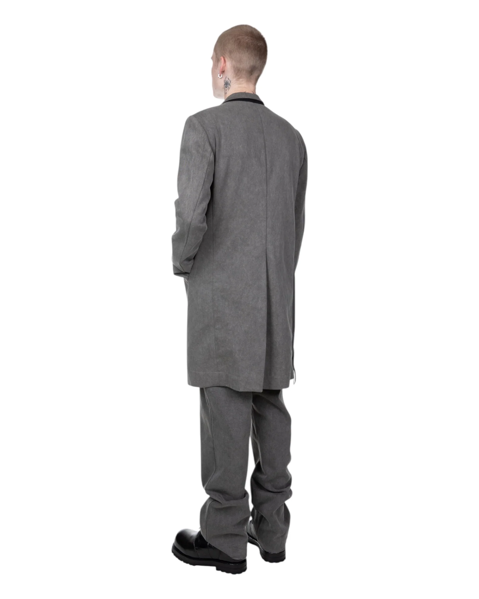 Alexander Digenova Cut Out Coat Grey - Image 5