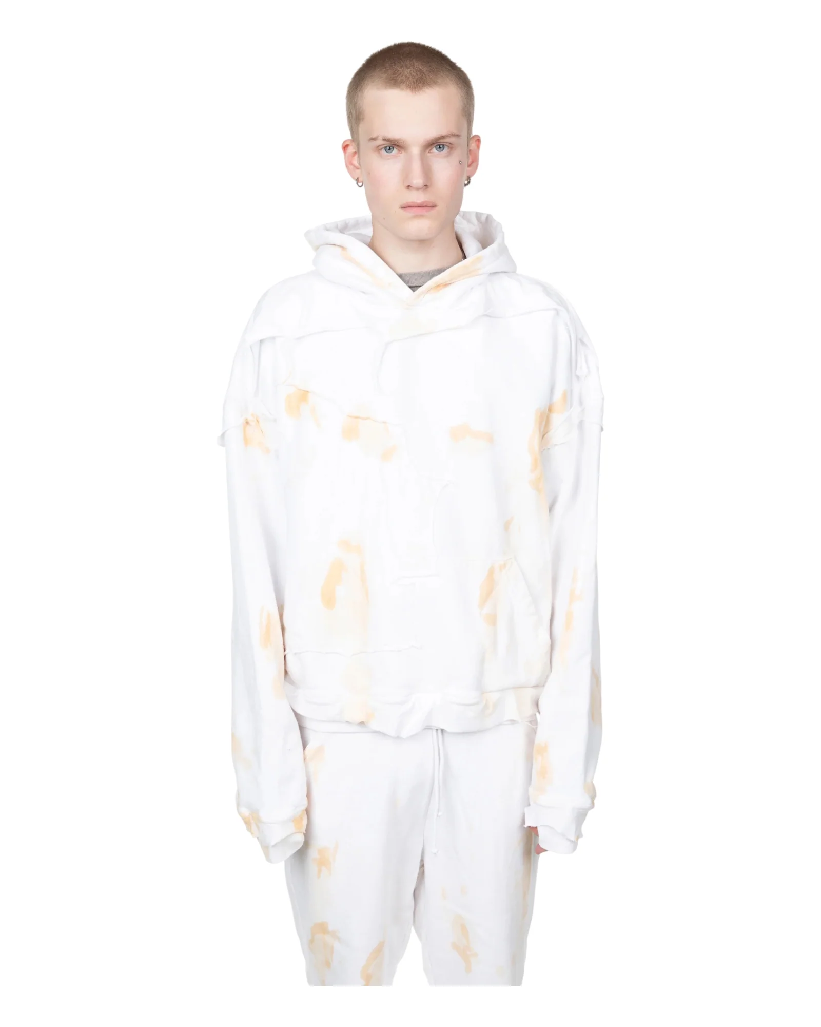 Alexander Digenova Cut Out Hoodie White - Image 3