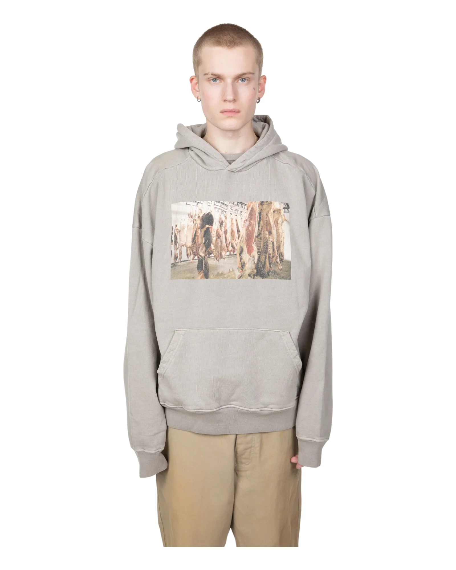 Alexander Digenova Meat Locker Hoodie Grey - Image 2