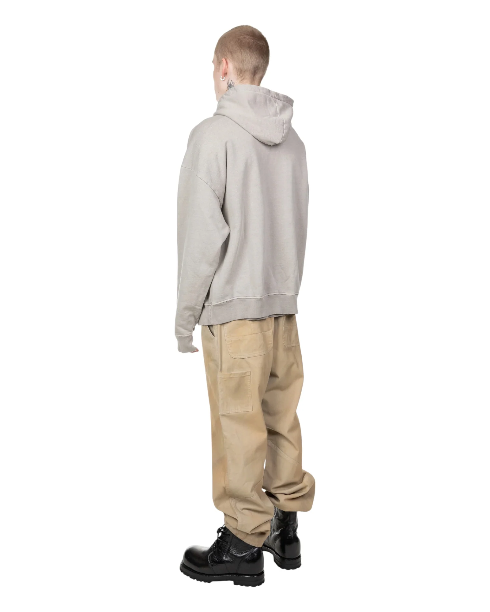 Alexander Digenova Meat Locker Hoodie Grey - Image 4