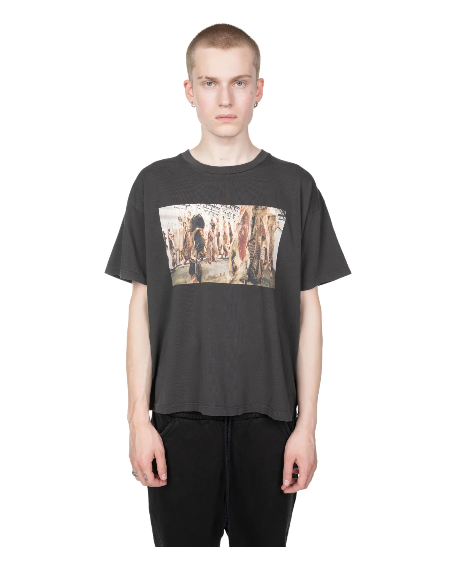 Alexander Digenova Meat Locker T-shirt Charcoal - Image 2