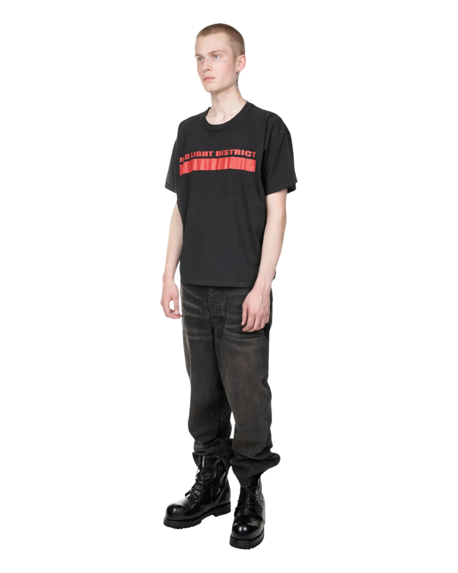 Alexander Digenova Red Light District T-shirt Black - Image 4