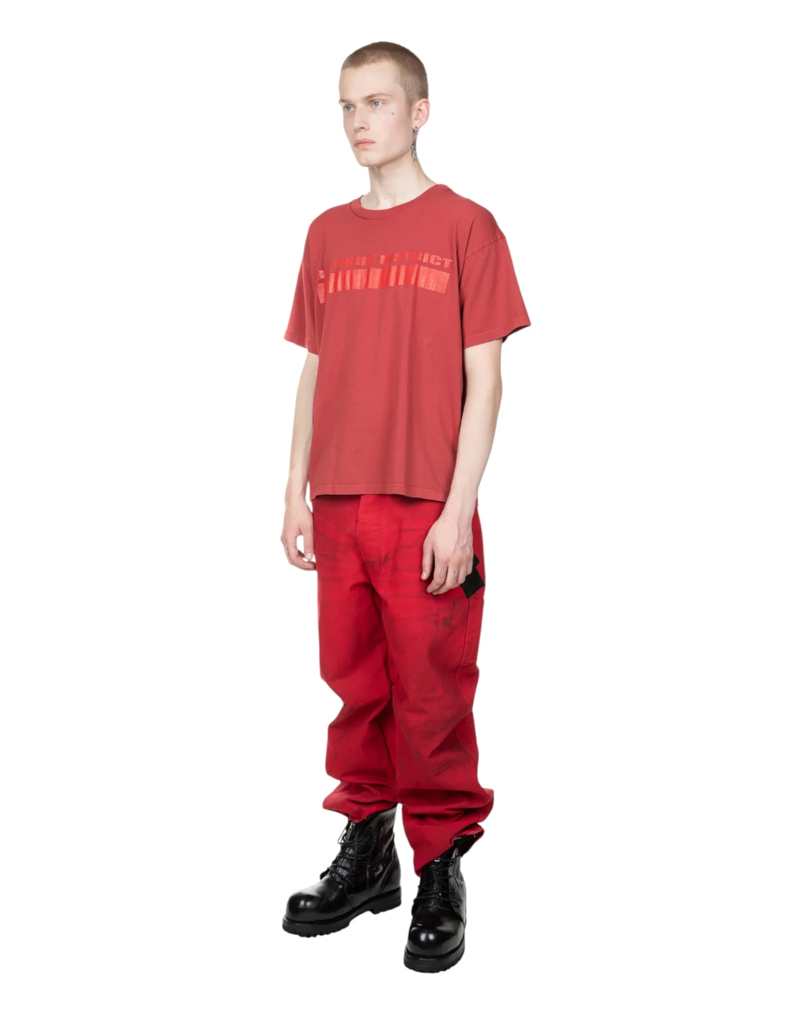 Alexander Digenova Red Light District T-shirt Red - Image 3