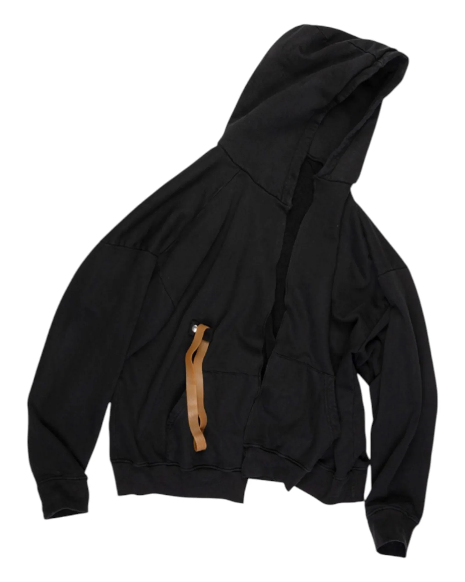 Alexander Digenova Rubber Band Hoodie Black - Image 2