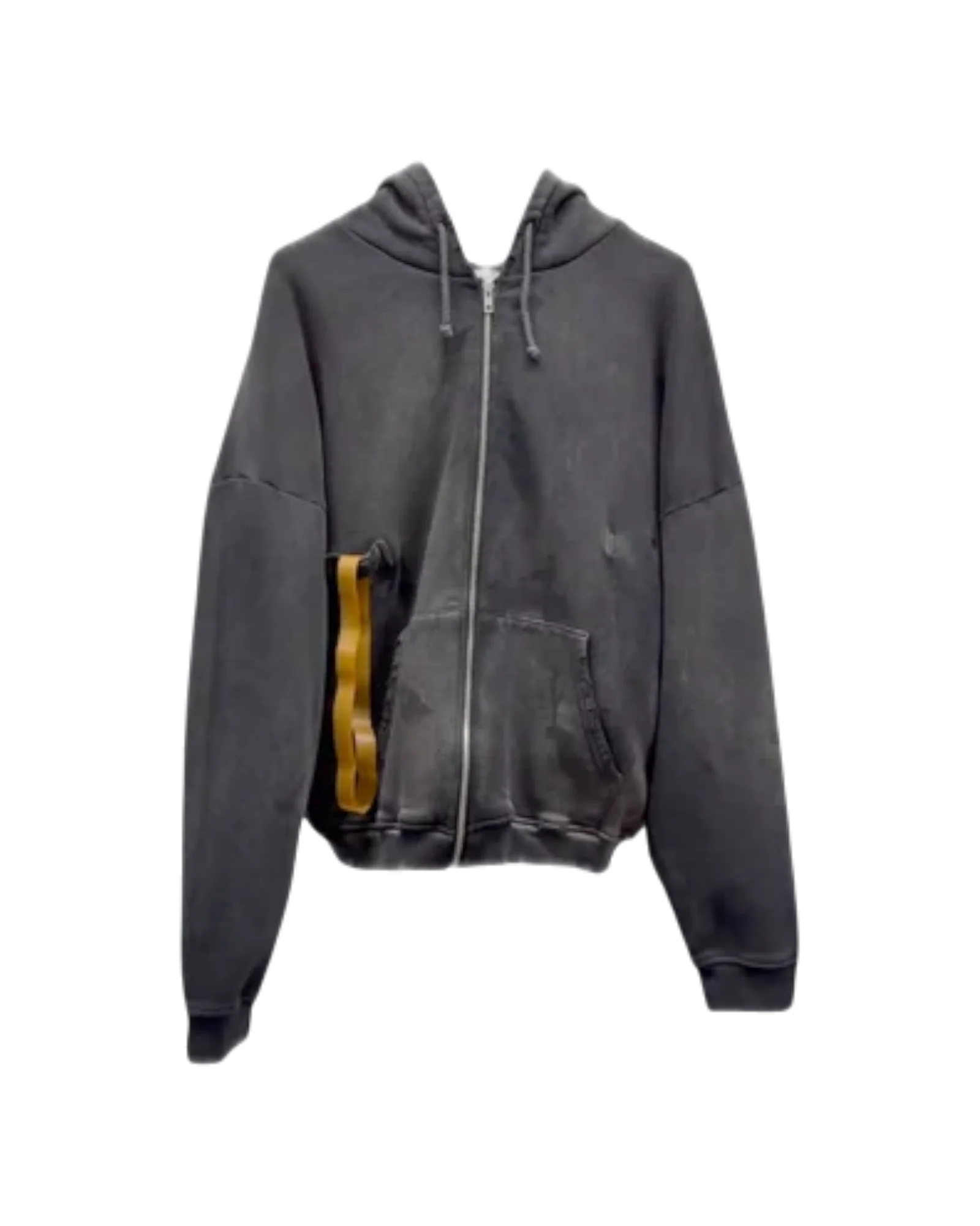 Alexander Digenova Rubber Band Hoodie Intage Black - Image 6