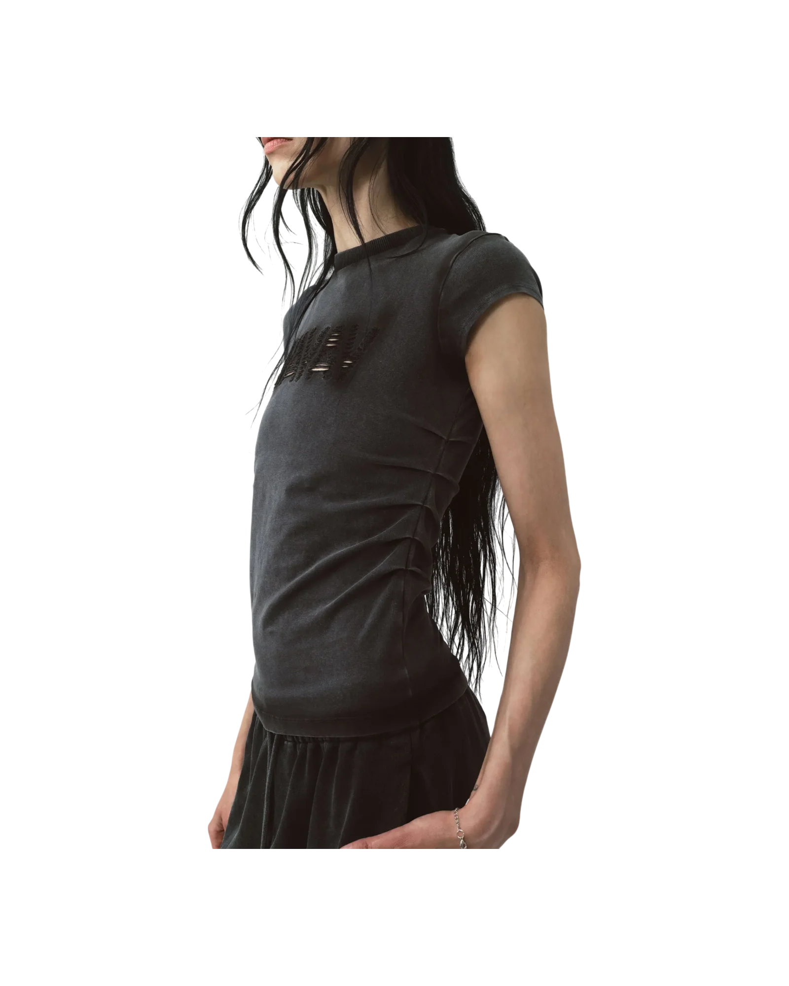 Avavav Baby T-Shirt Cut Av-Logo Black - Image 4