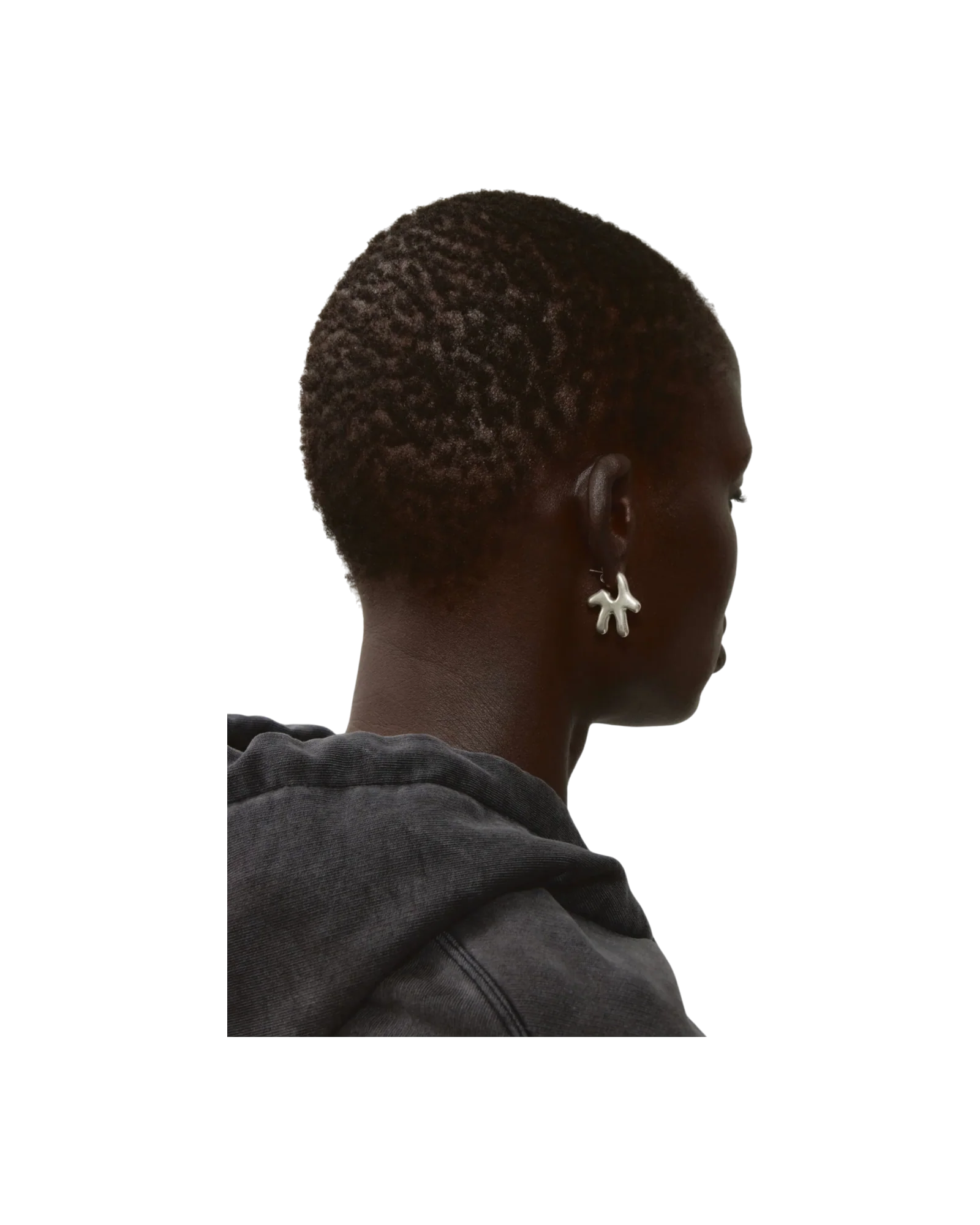 Avavav Earrings Old lady Brushed Silver - Image 3