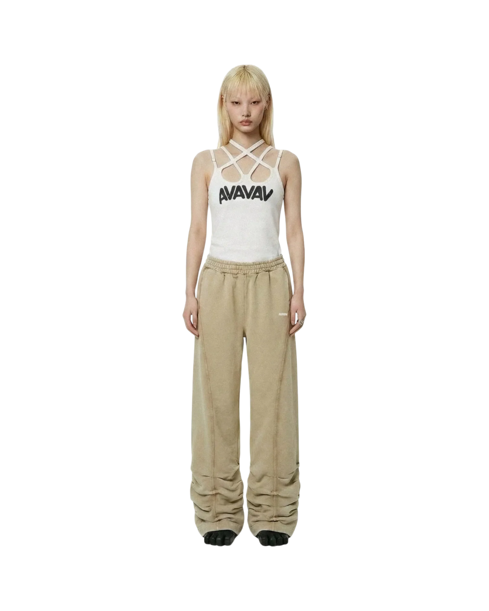 Avavav Printed Strap Top White - Image 2