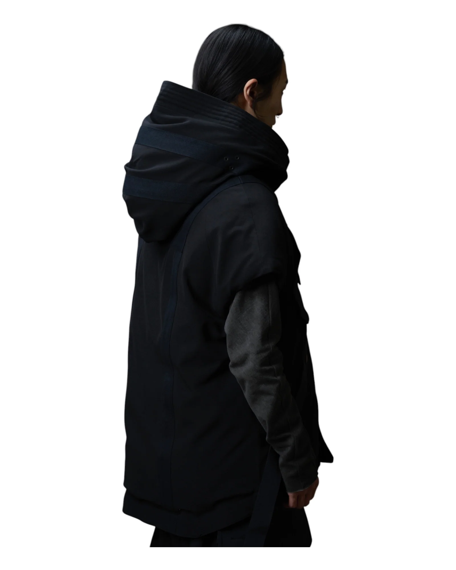 Devoa Down Vest Black - Image 4