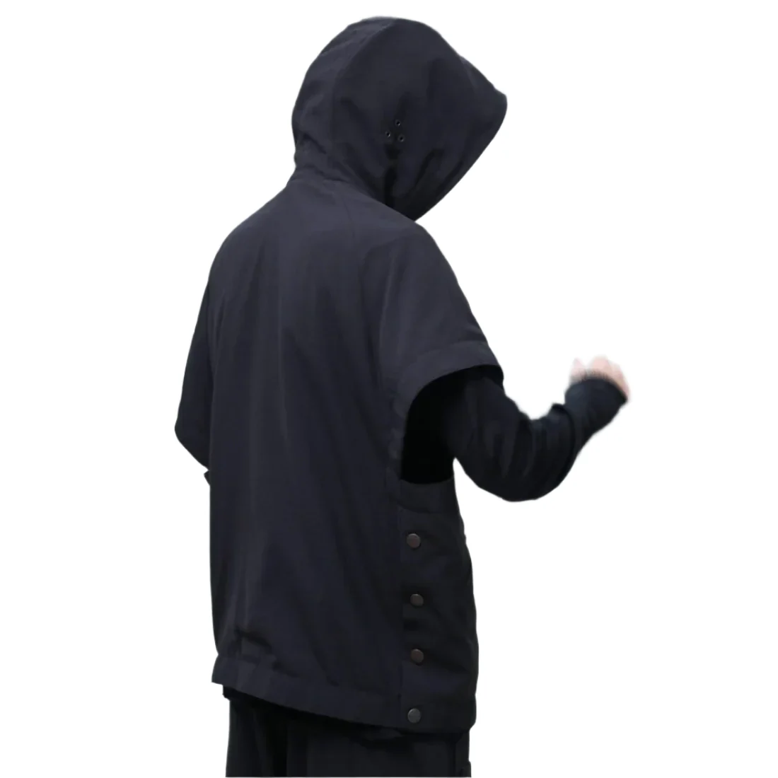 Devoa Hybrid Jacket Black - Image 4