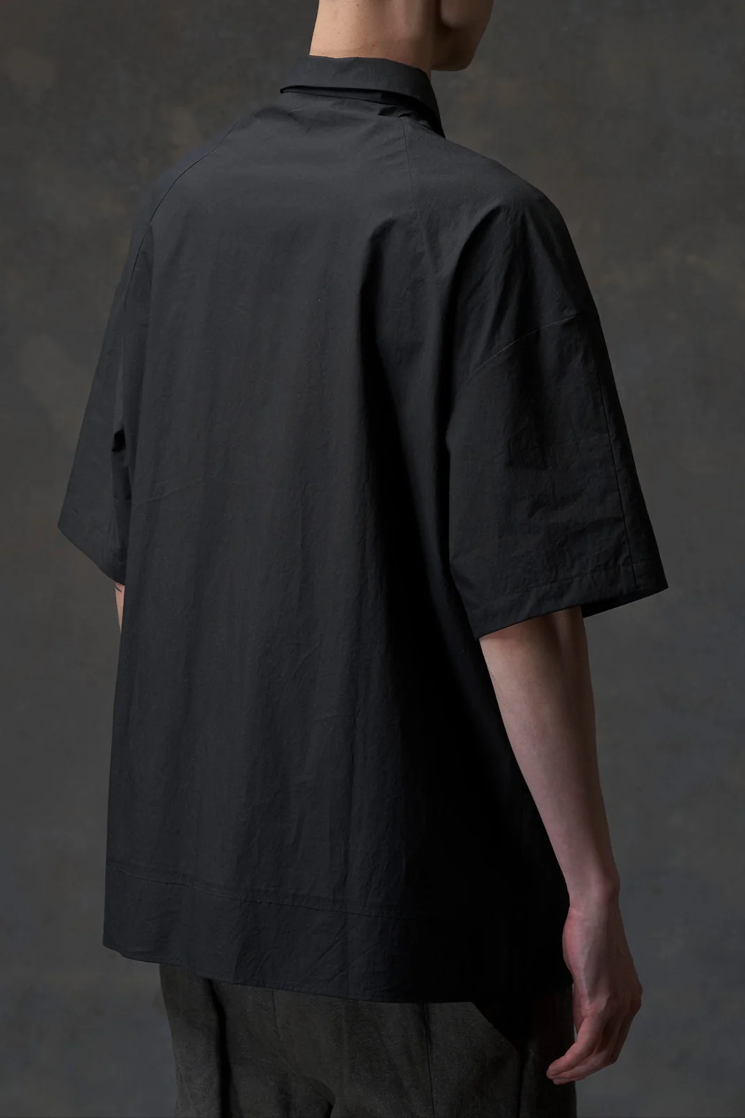 Devoa Hybrid Short Sleeve Shirt Black - Image 5