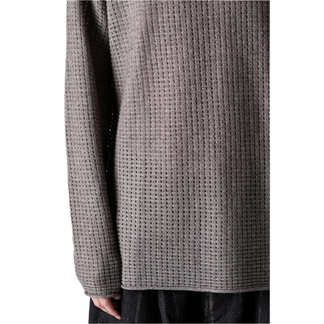 Devoa Knit Long Sleeve Grey - Image 4