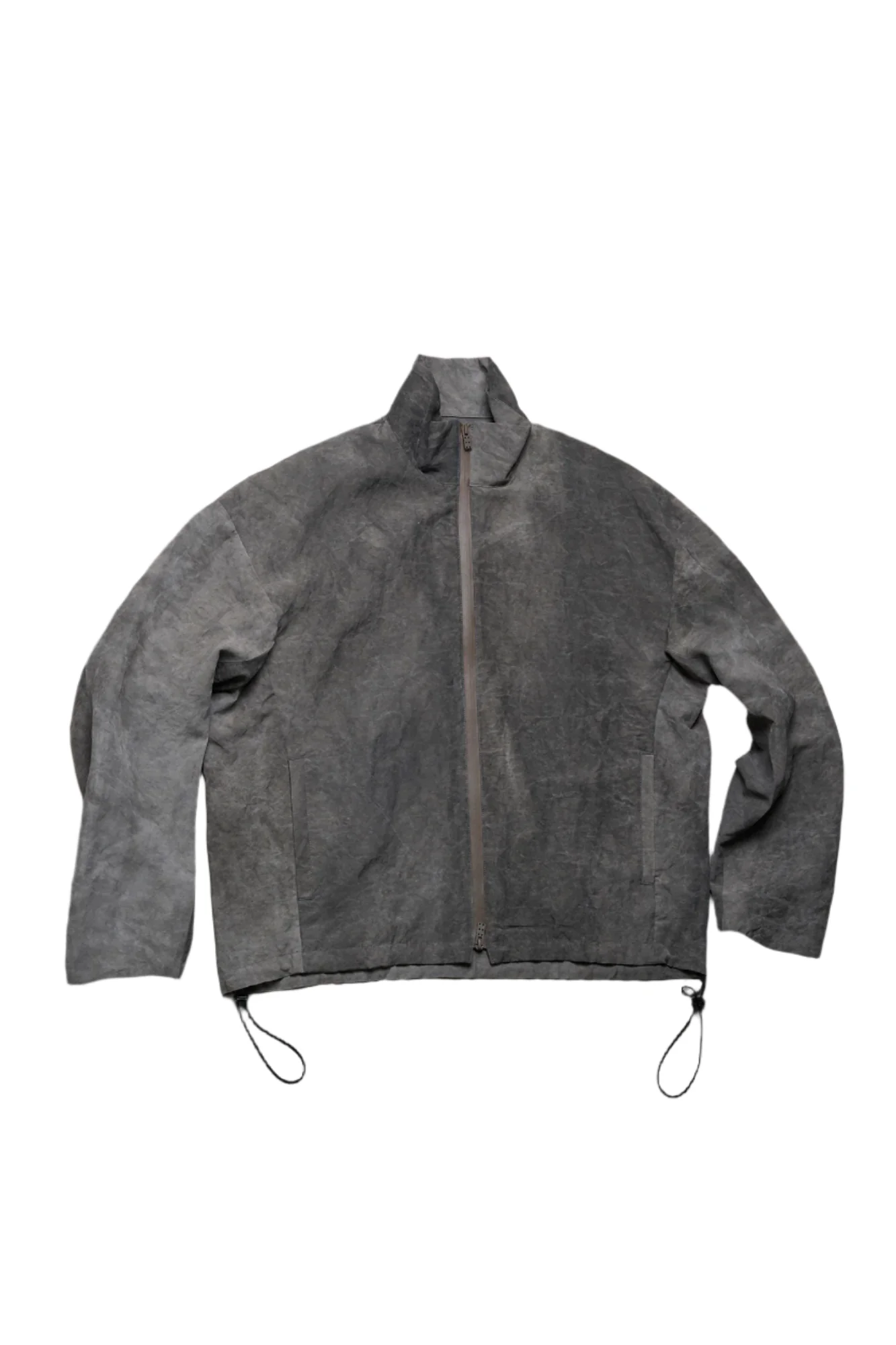 Devoa High Neck Jacket Charcoal
