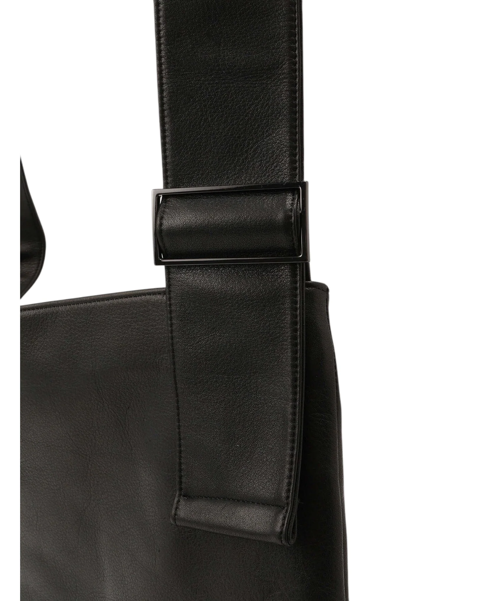 Discord by Yohji Yamamoto Clasp Pocket Shoulder Bag Black - Image 7
