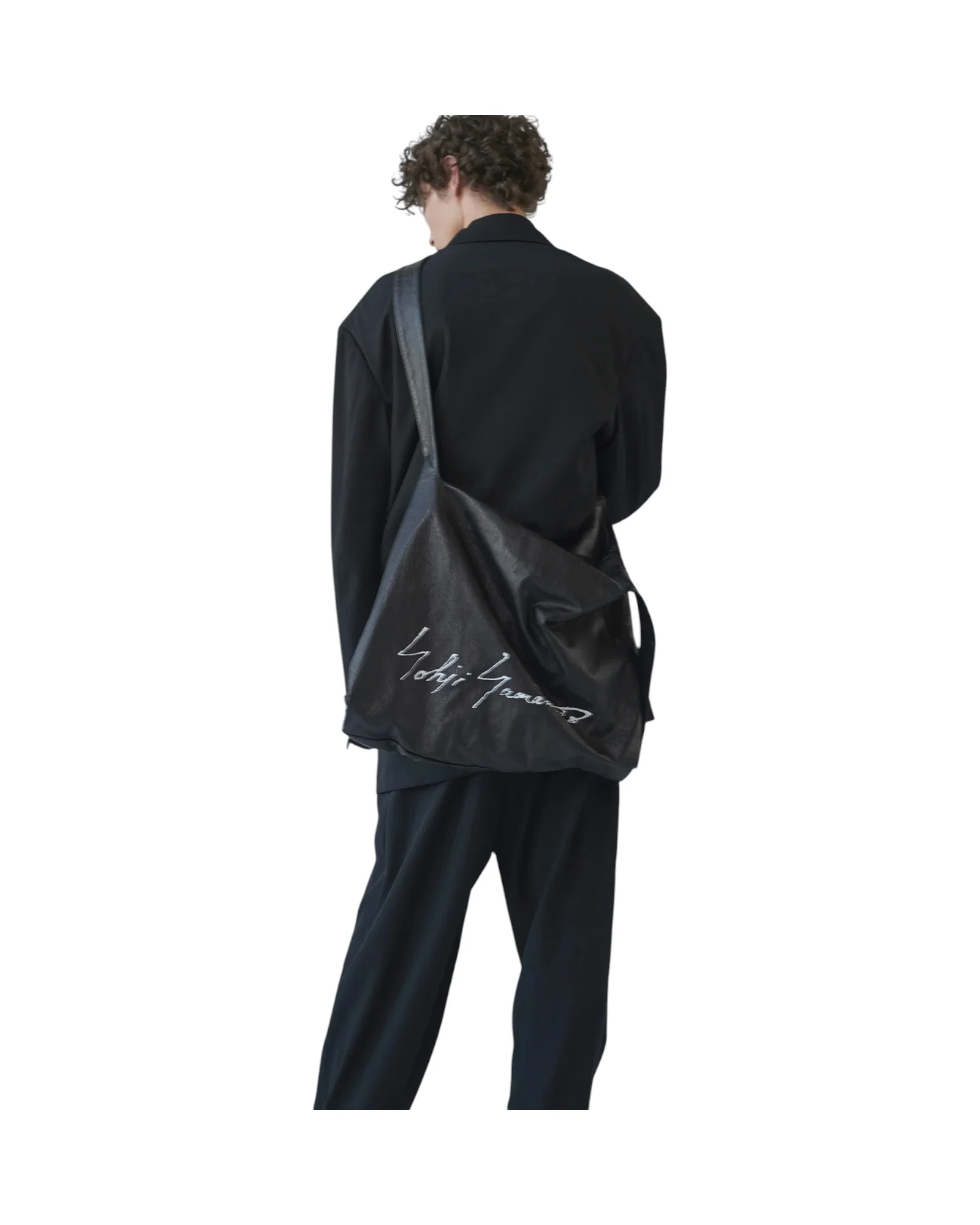 Discord by Yohji Yamamoto Dot Logo Tote Bag Large Black - Image 6