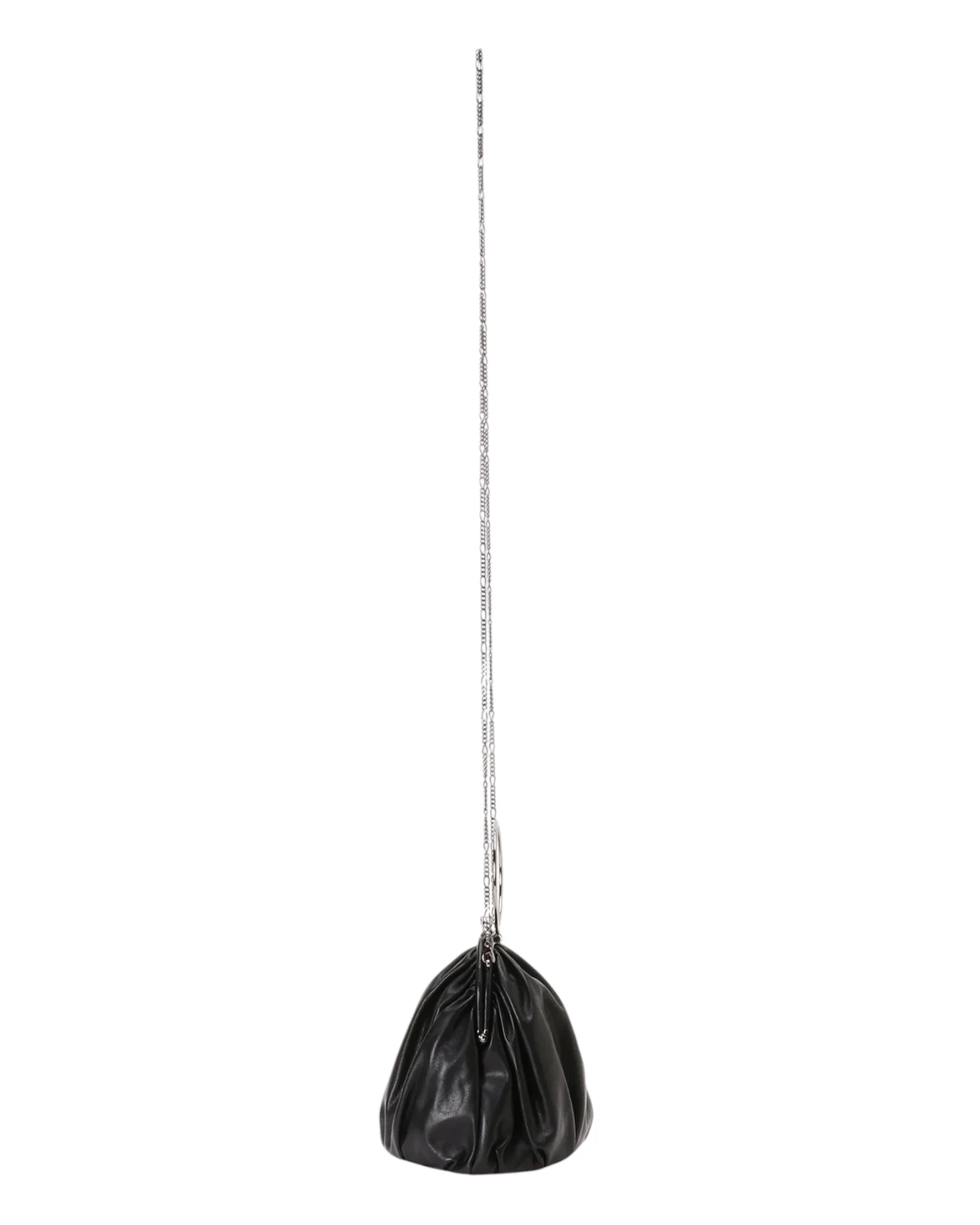Discord by Yohji Yamamoto Drape Clasp Pouch Black - Image 3