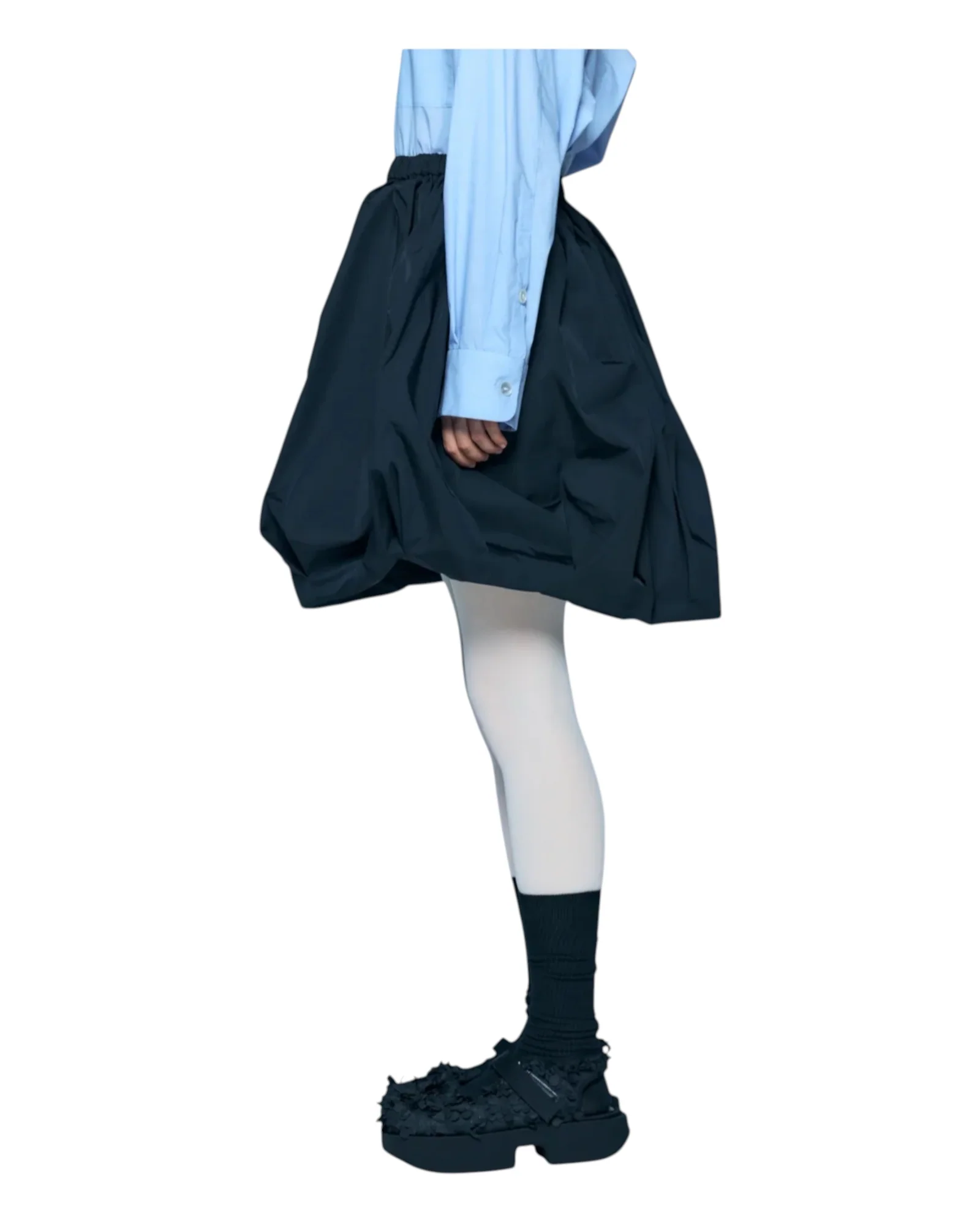 Enfold Balloon Mini Skirt Black - Image 3