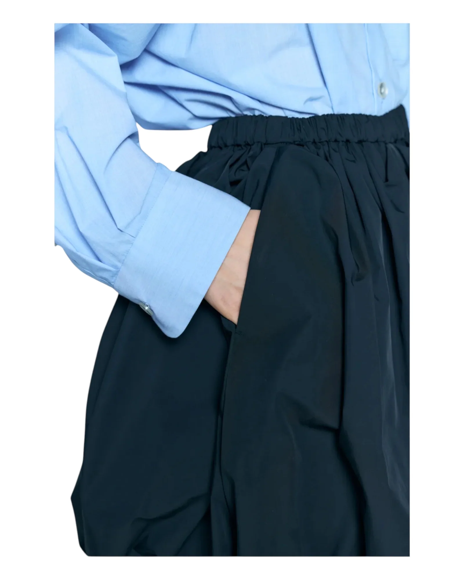 Enfold Balloon Mini Skirt Black - Image 7