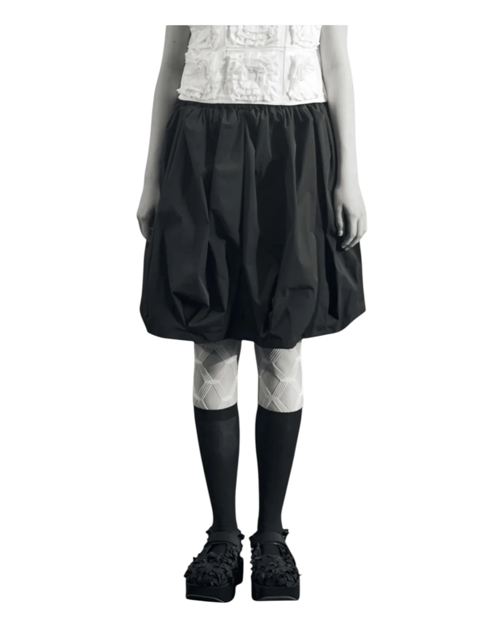 Enfold Balloon Mini Skirt Black - Image 8