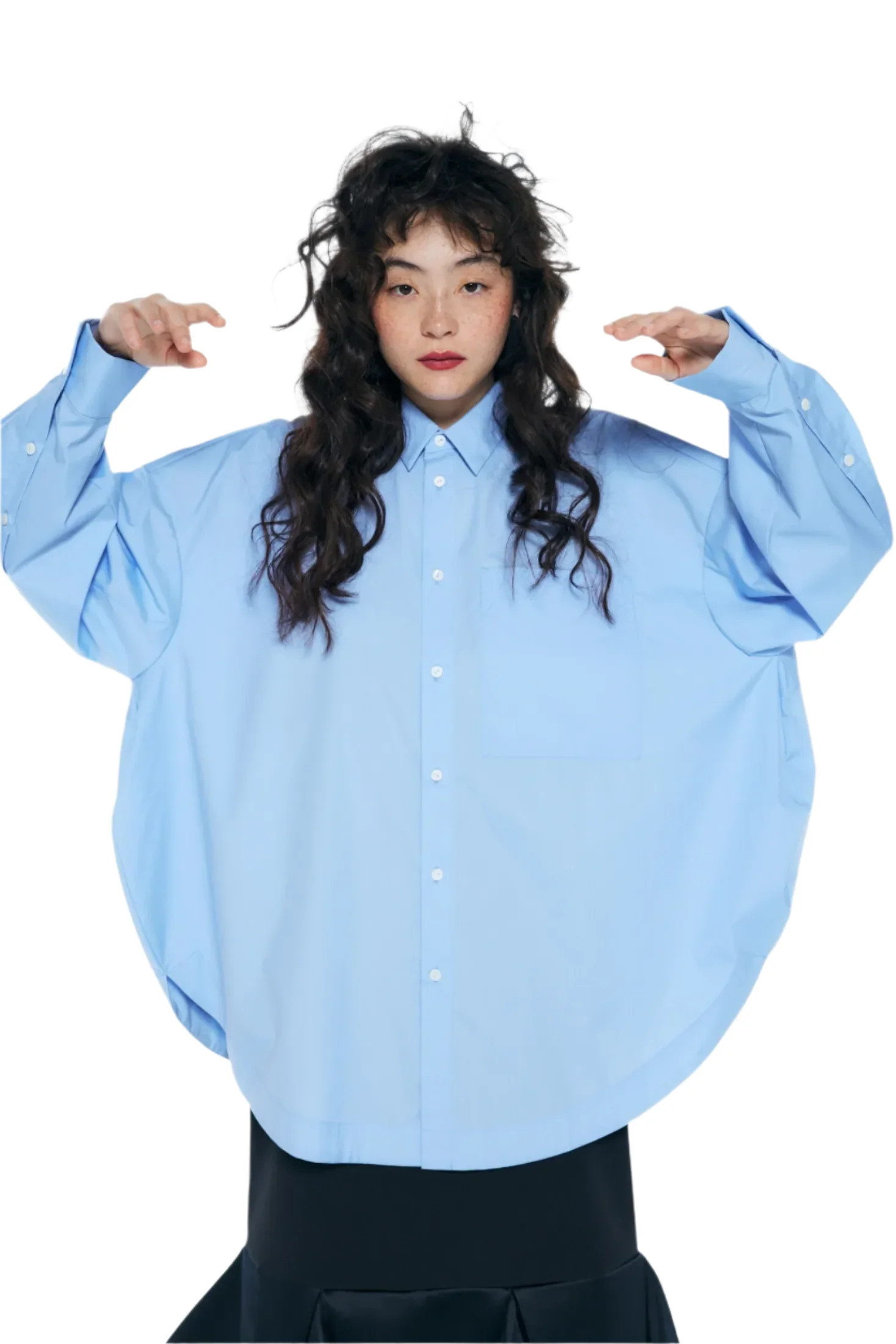 Enfold Circle Shirt Light Blue - Image 5