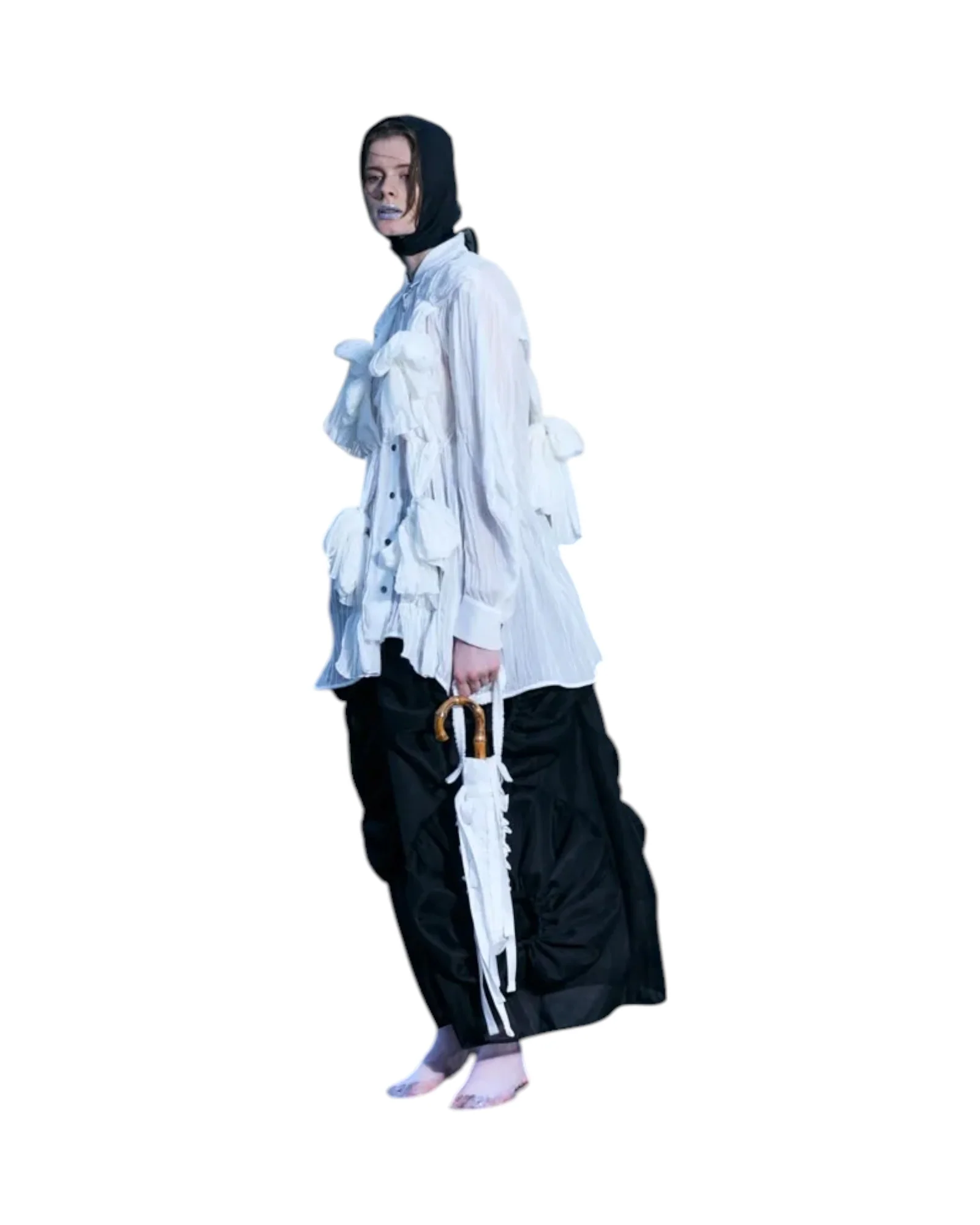 Enfold Jellyfish motif Ballons Skirt Black - Image 4