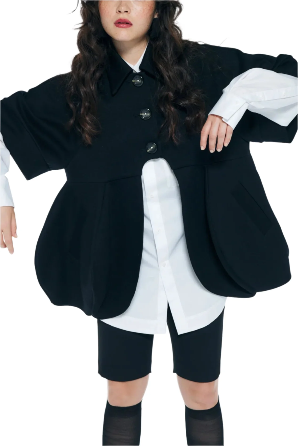 Enfold Motif 3D Blouson Black - Image 5