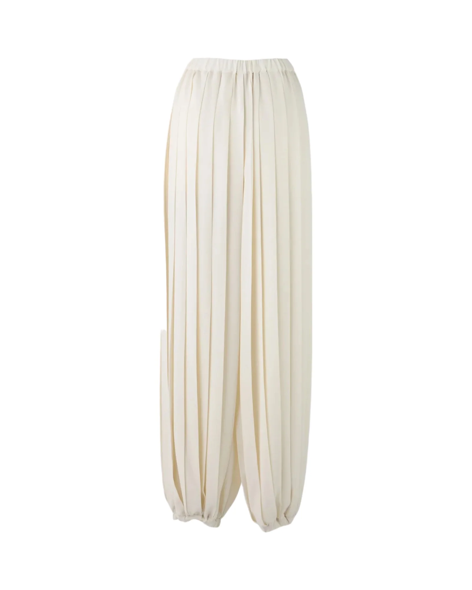 Enfold Pleated Balloon Trousers Off White - Image 3
