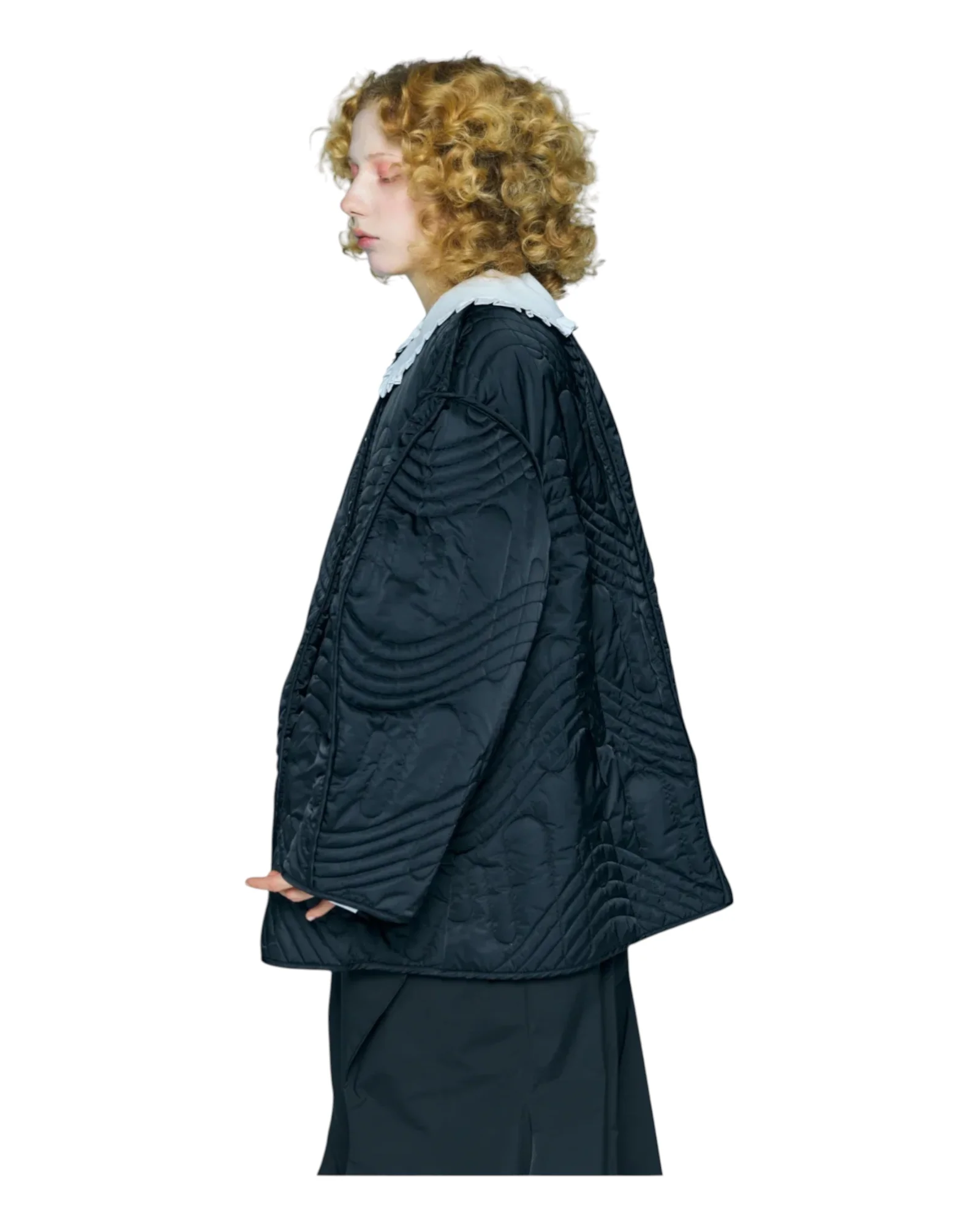 Enfold Quilted Jacket Black - Image 4