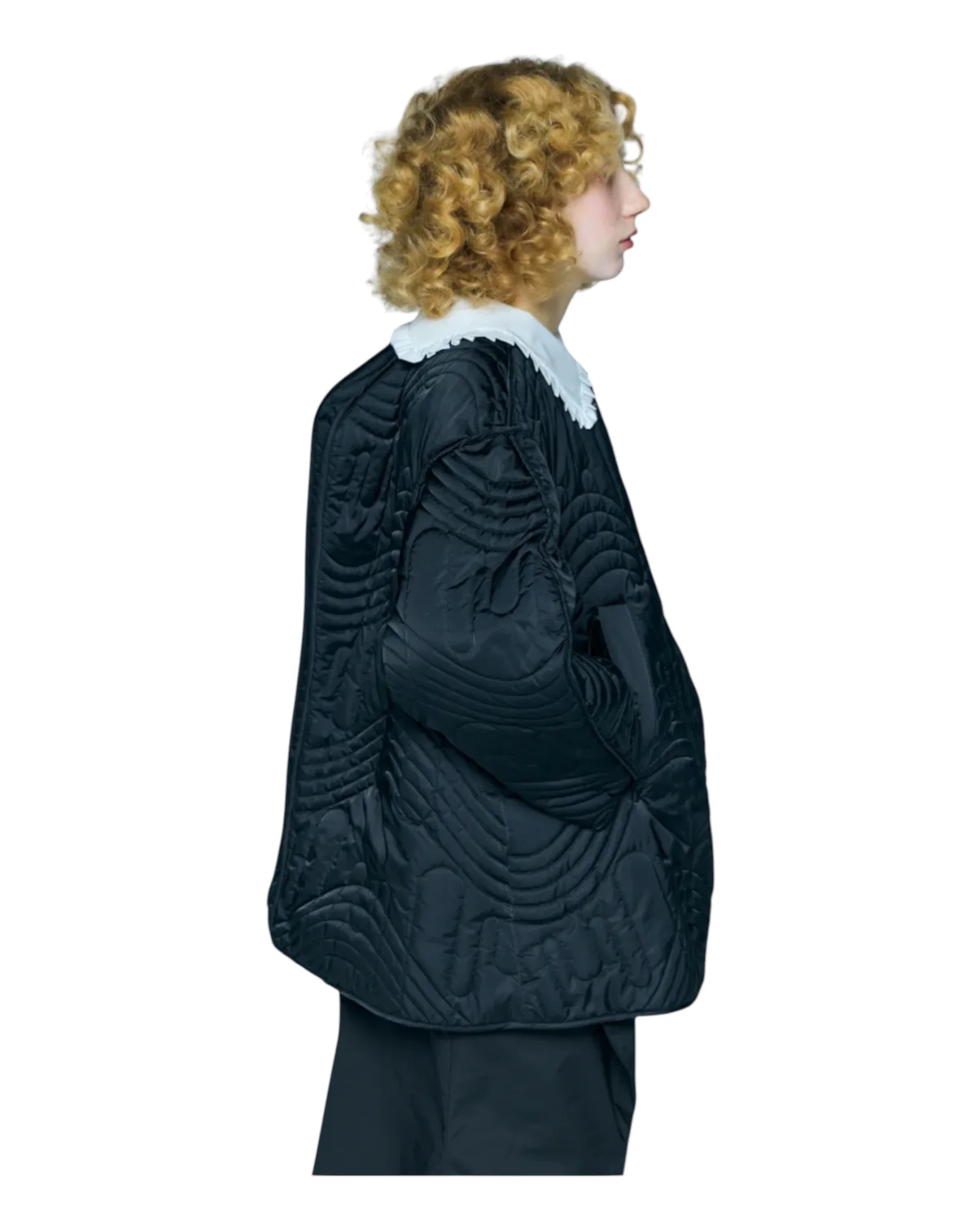 Enfold Quilted Jacket Black - Image 6