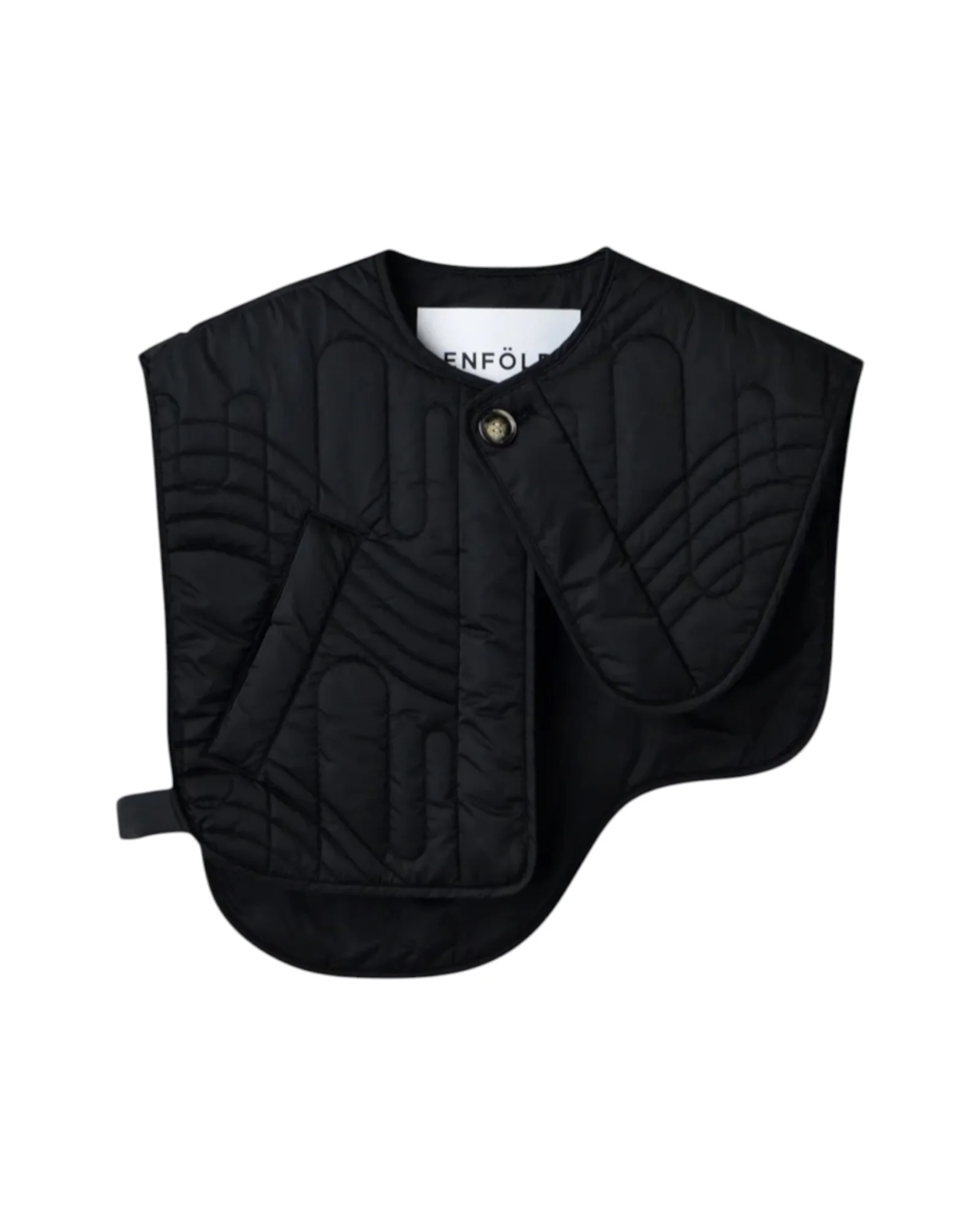Enfold Quilted Vest Black