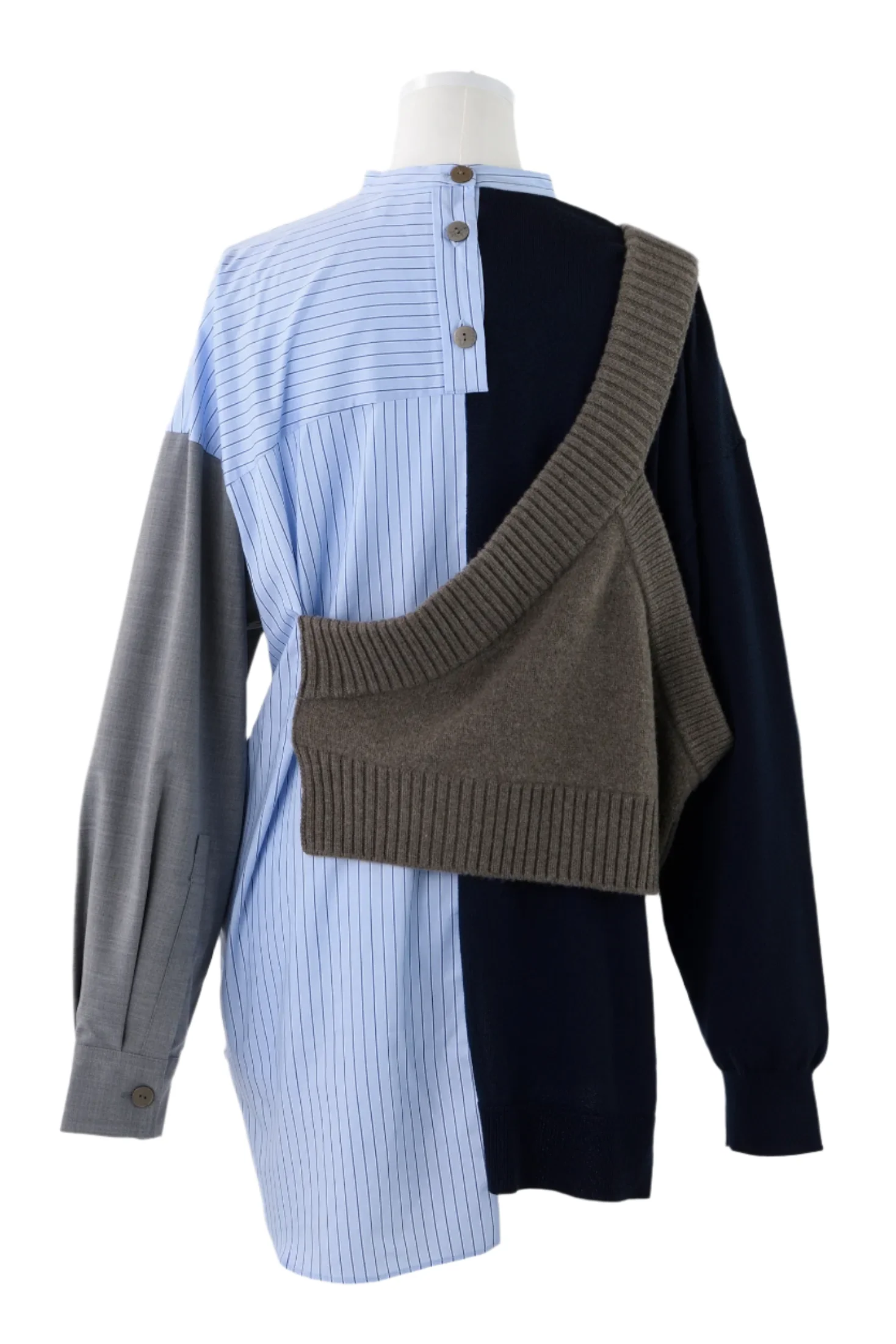 Enfold Knitted Combination Pullover - Image 3