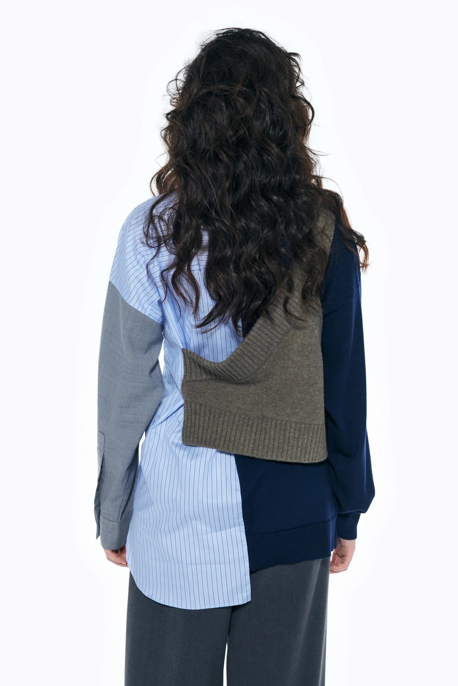 Enfold Knitted Combination Pullover - Image 6