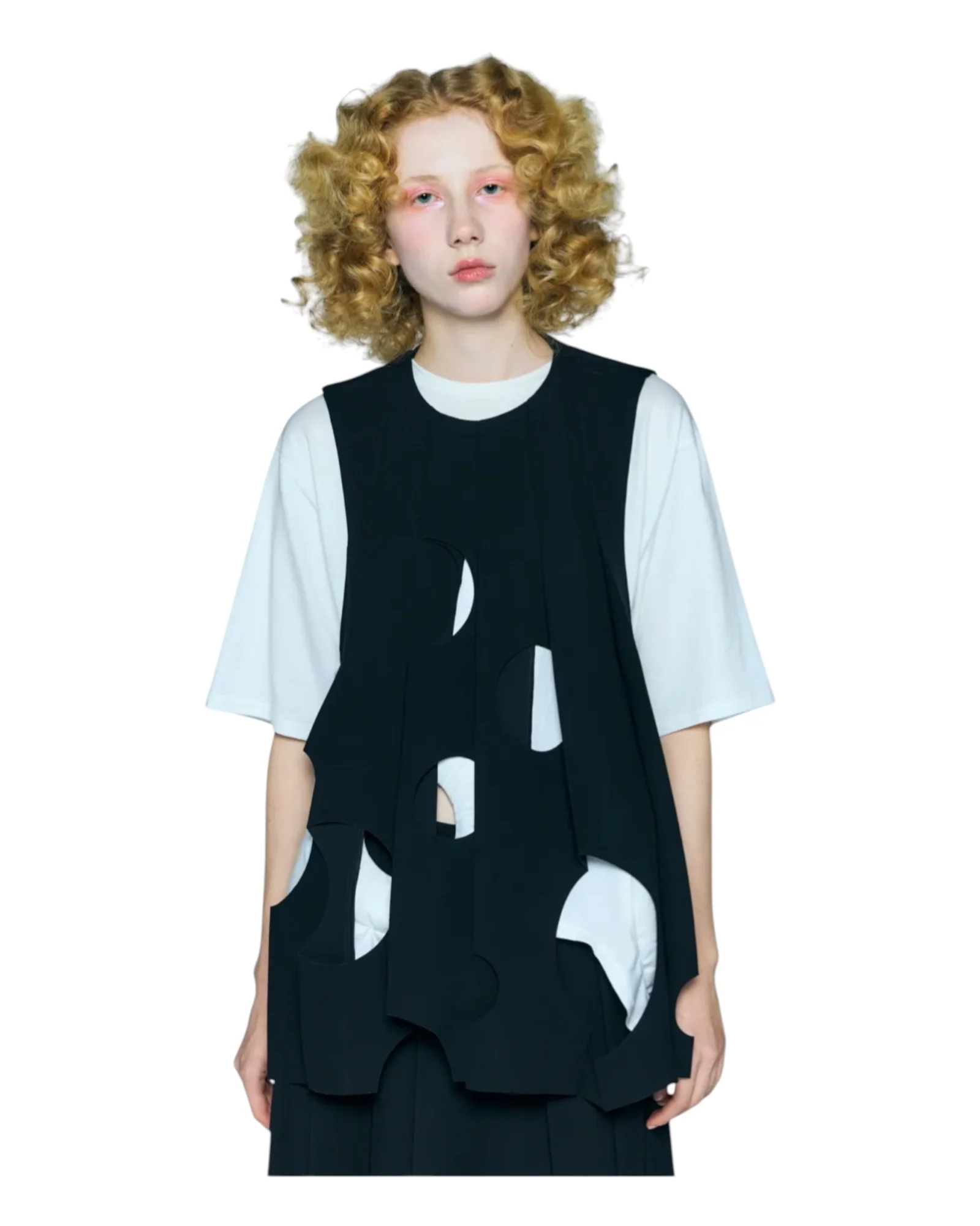 Enfold Tone Hole Vest Black - Image 3