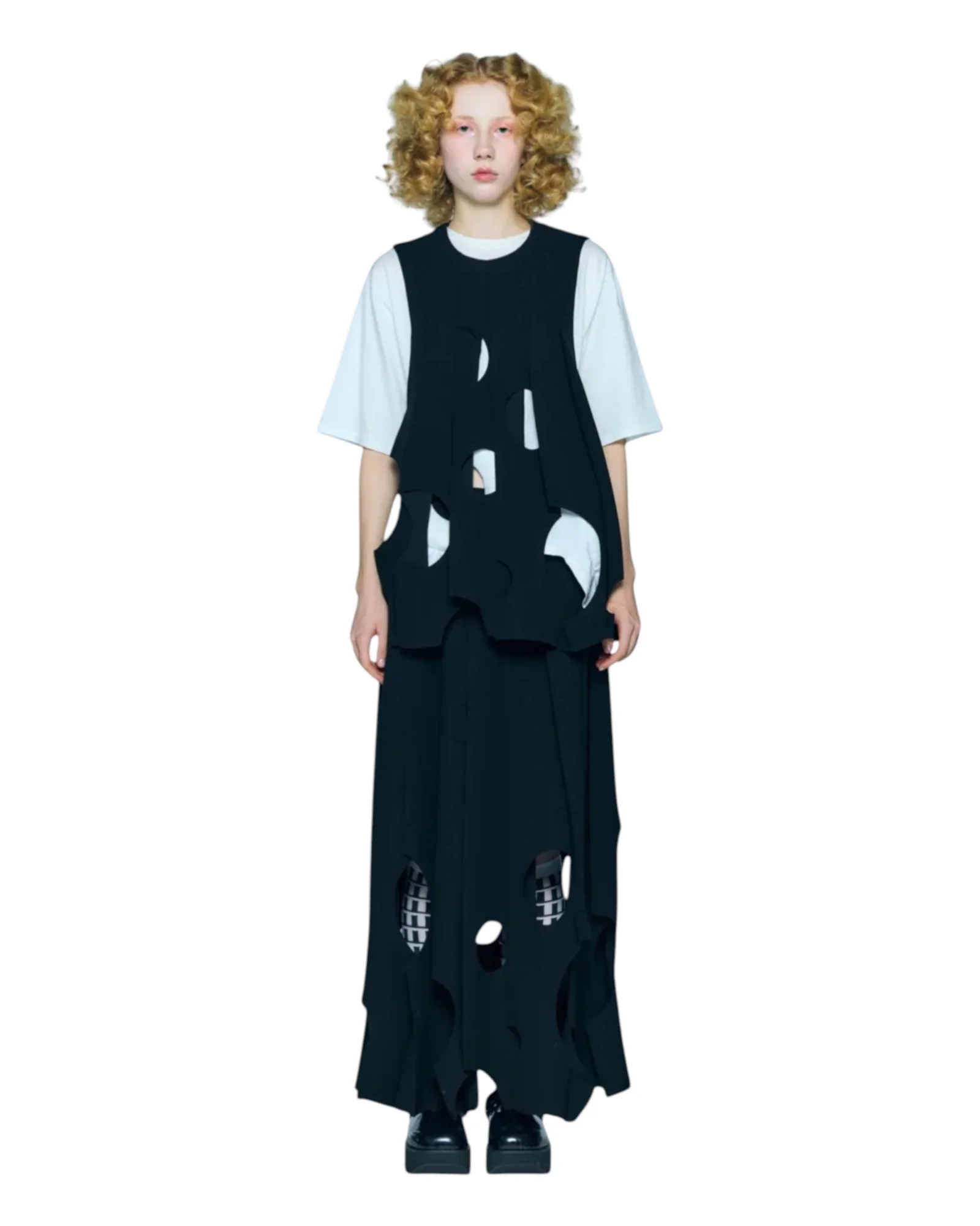 Enfold Tone Hole Vest Black - Image 4