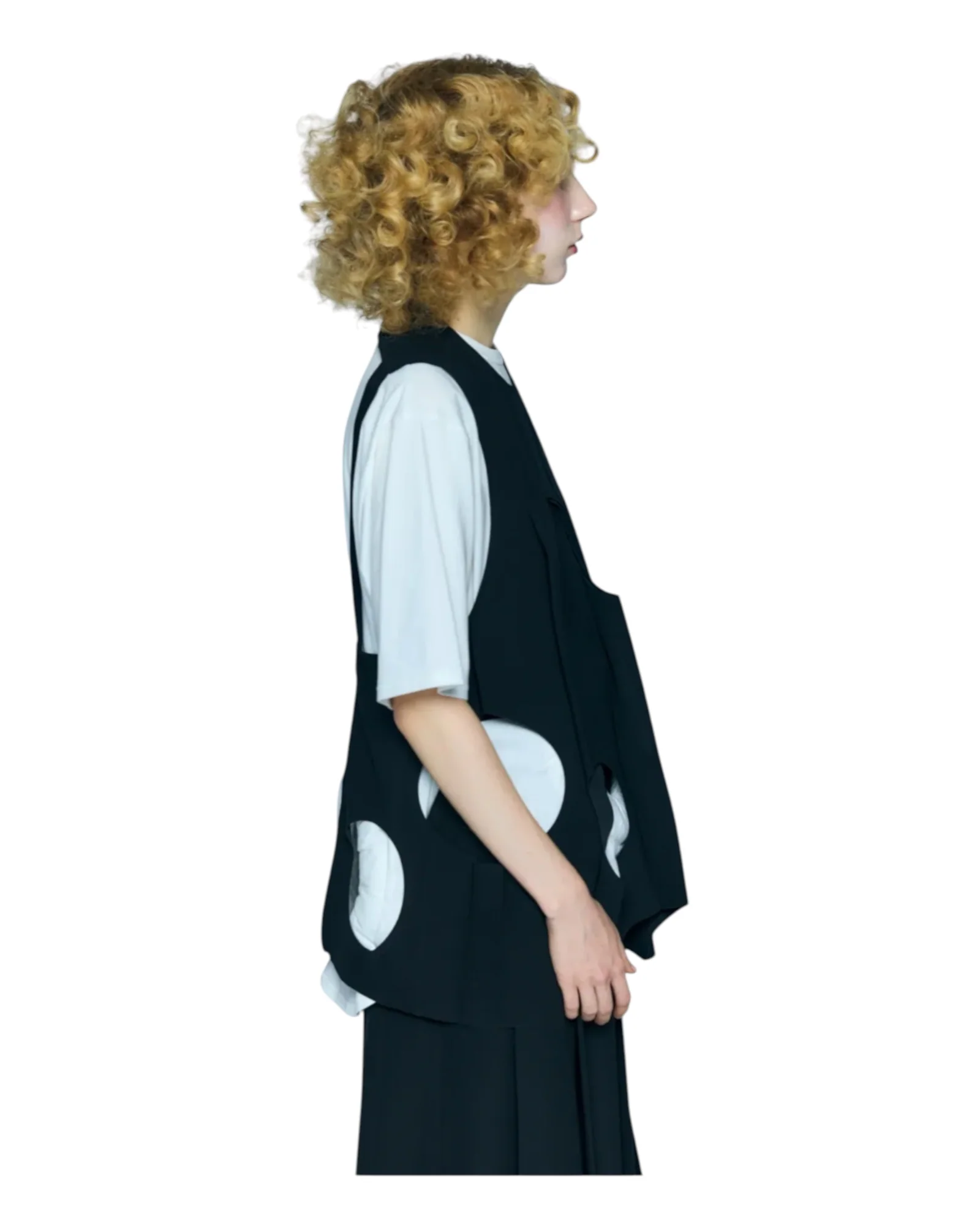 Enfold Tone Hole Vest Black - Image 7