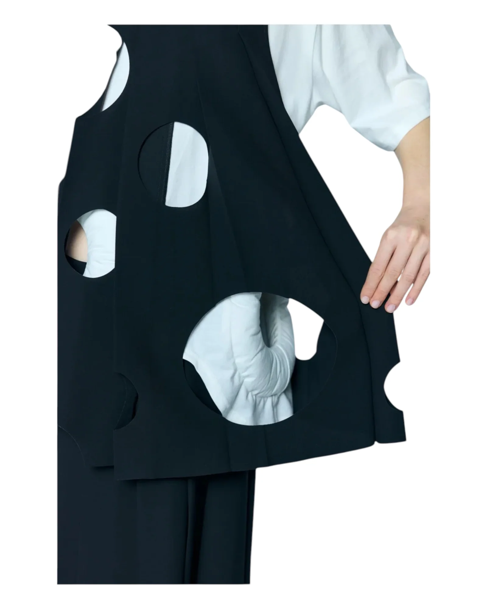Enfold Tone Hole Vest Black - Image 9