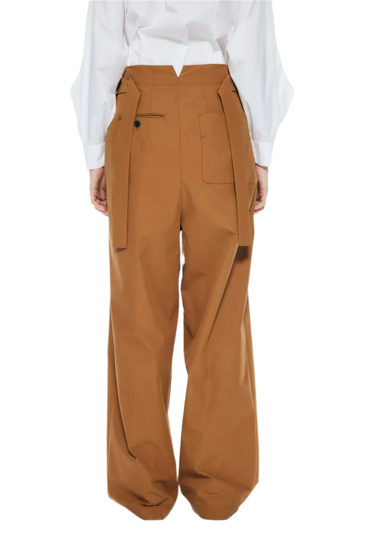 Enfold Trench Trousers Beige - Image 5