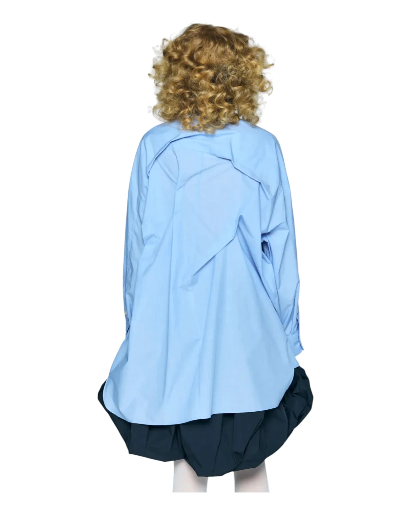 Enfold Tucked BIG Shirt Light Blue - Image 5