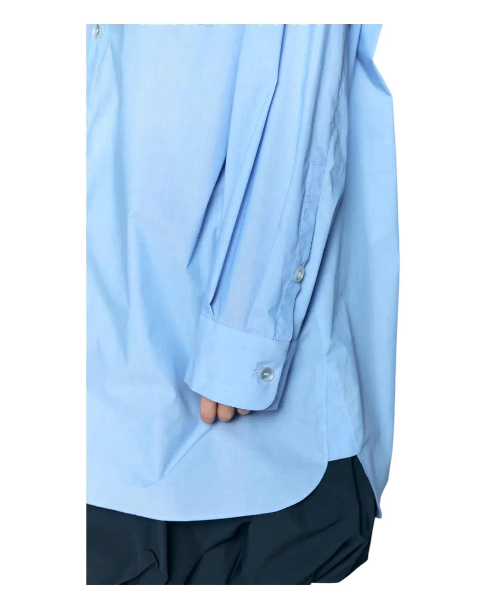 Enfold Tucked BIG Shirt Light Blue - Image 9