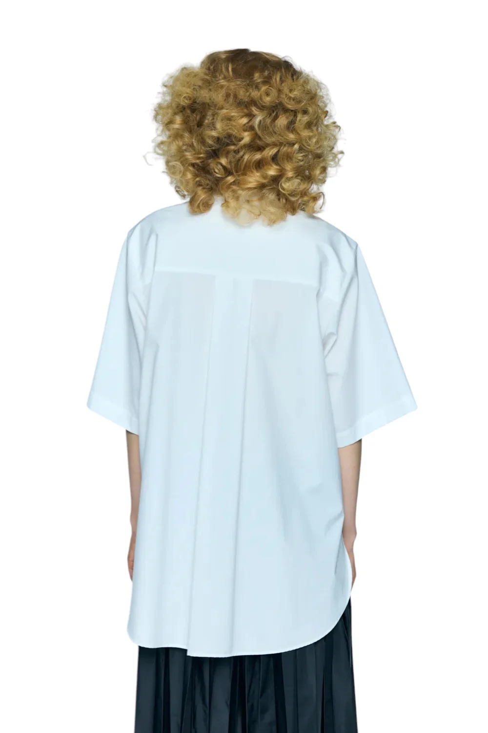Enfold White Step Shirt White - Image 6