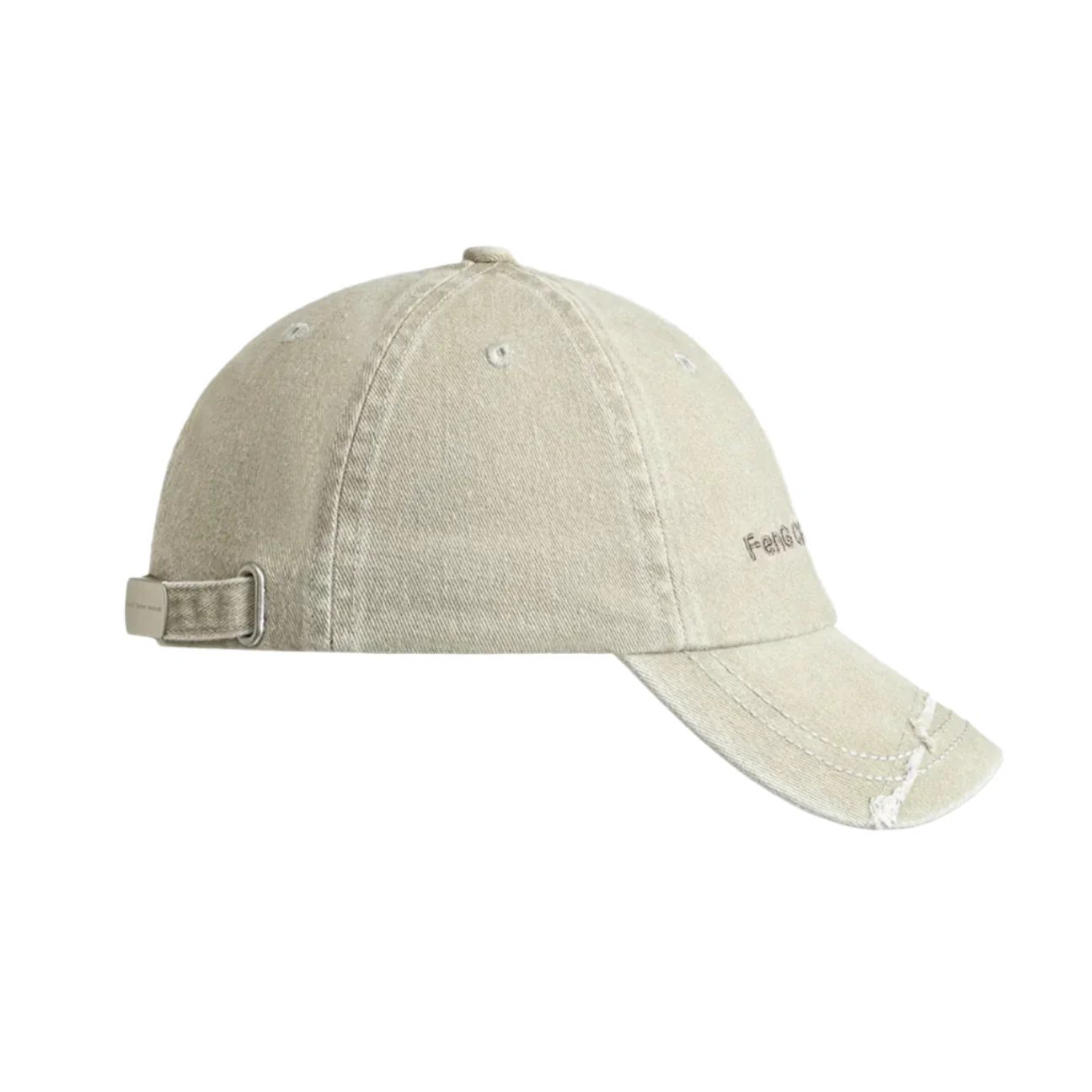 FengChenWang Beige Baseball Cap - Image 3